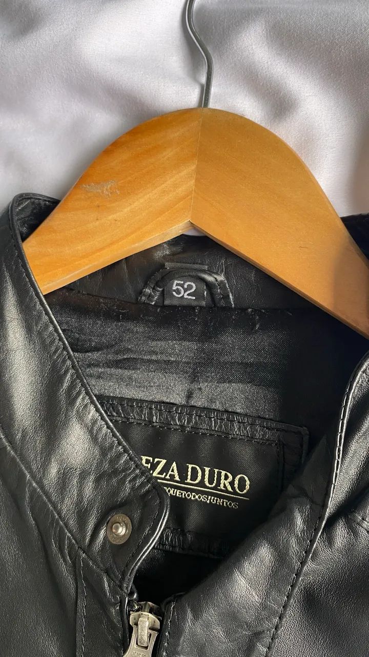 ? JAQUETA REZA DURO - COURO LEGÍTIMO - TAMANHO 52 - Foto 4
