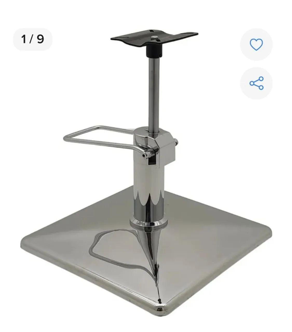 BASE HIRAULICA QUADRADA CROMADA  - Foto 2