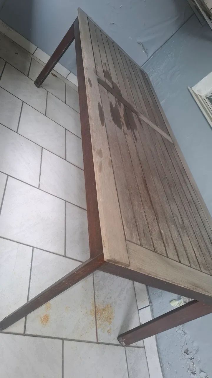 Mesa grande de madeira - Foto 2