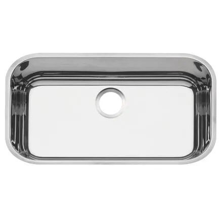 CUBA TRAMONTINA PRIME ALTO BRILHO Nº 2 56X34X17CM * ACO INOX VALV Ø 3 1/2  * - Foto 2