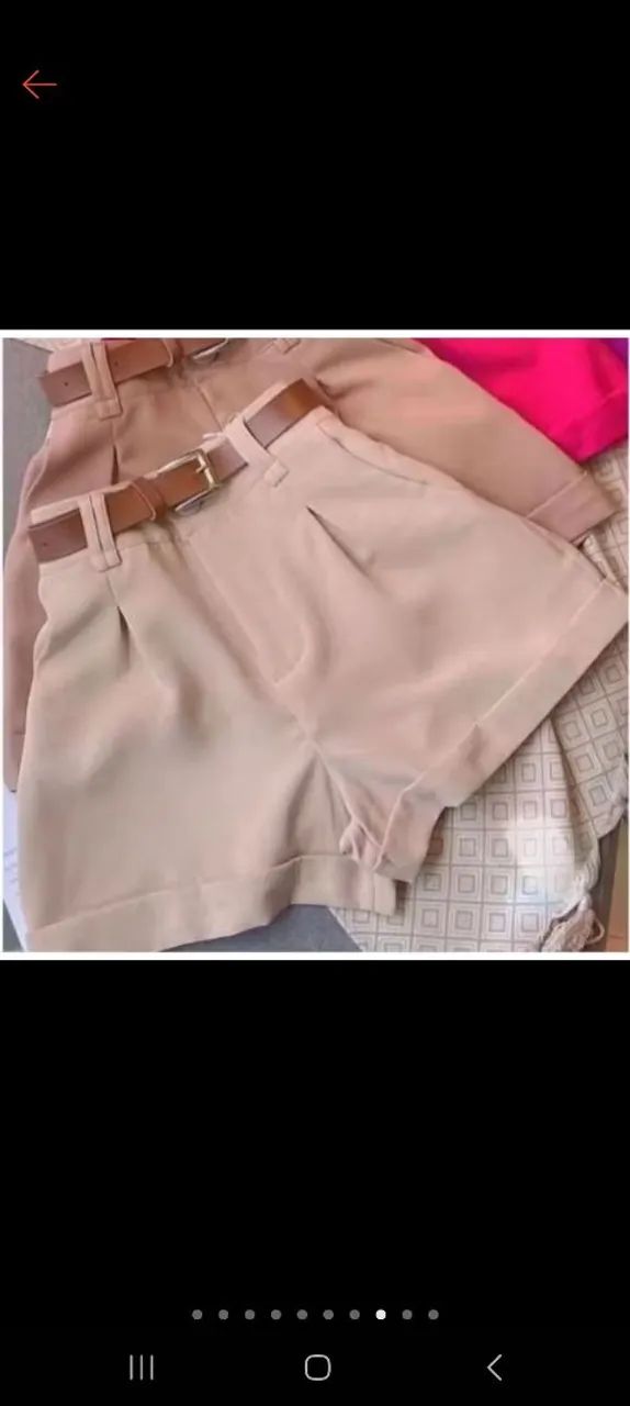 Short alfaiataria 