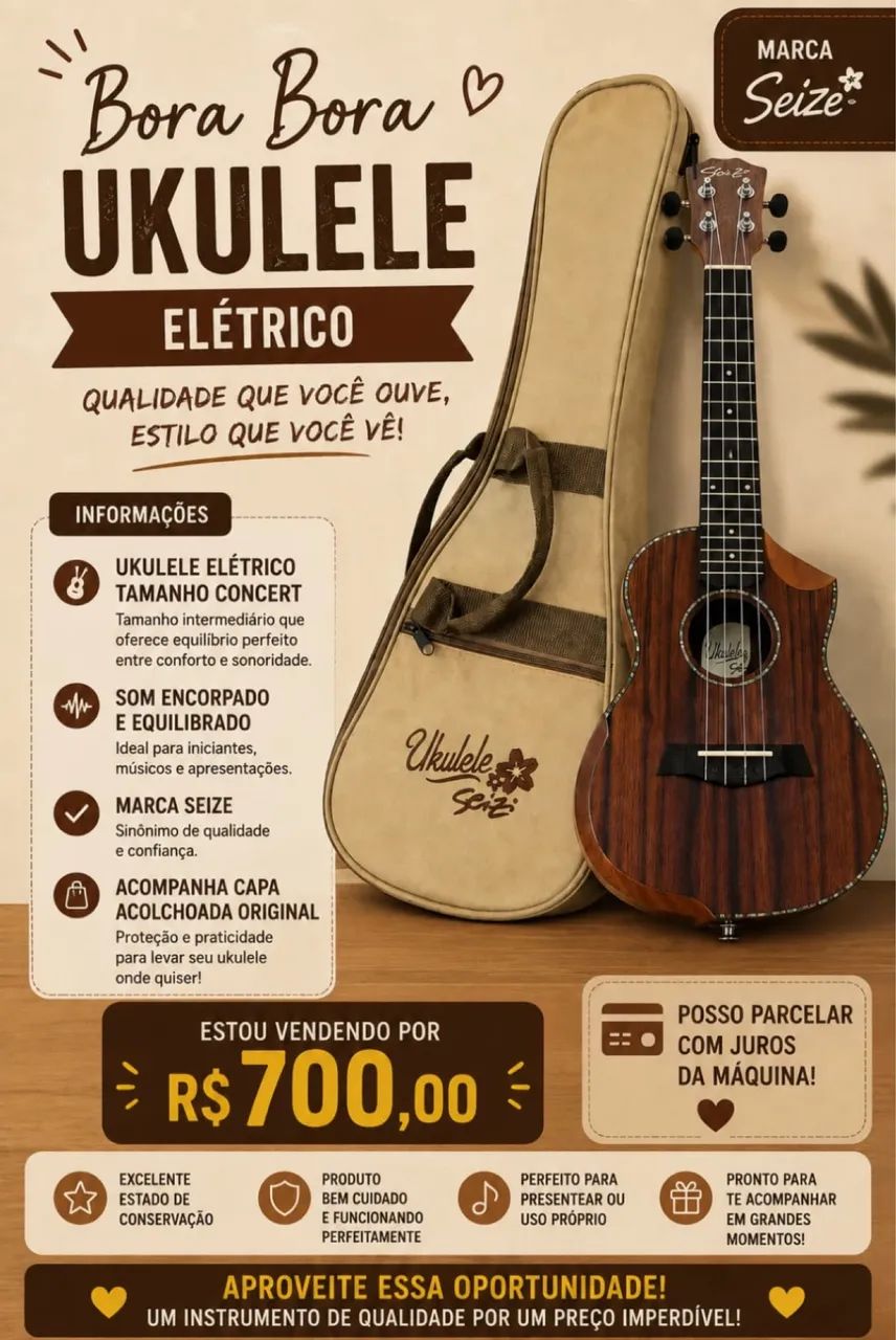 Ukulele elétrico 