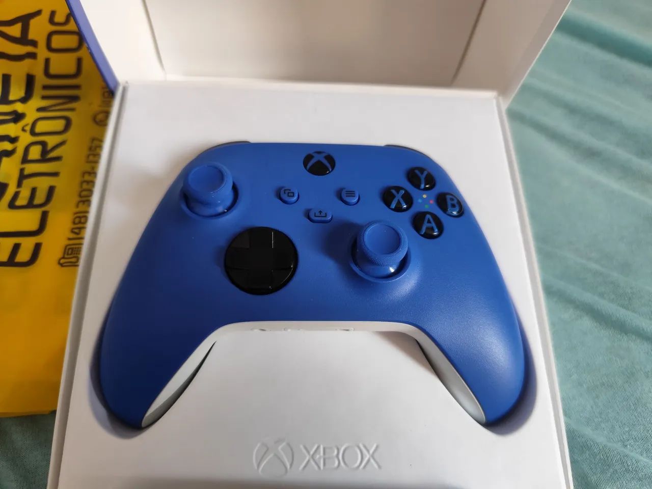 Controle Xbox One X Azul  - Foto 2