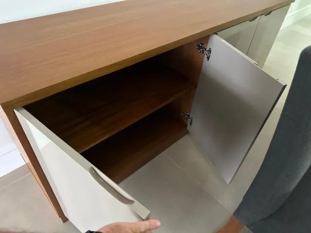 Mesa de Jantar Quadrada 8 Lugares + Buffet - Foto 3