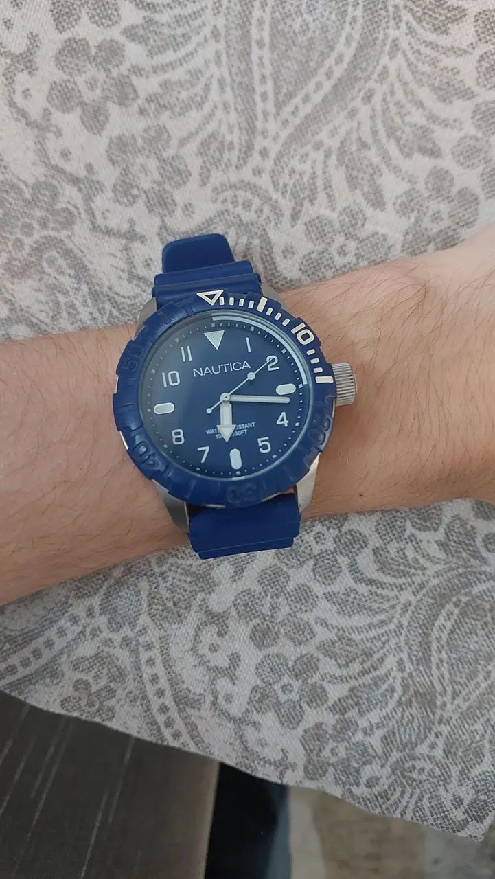 Relógio Nautica Nsr 106 Nad09517g - Foto 2
