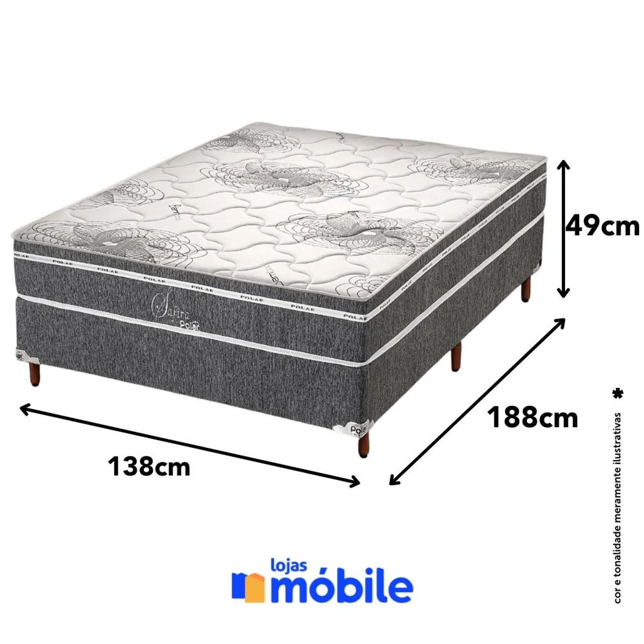 Cama novas no plástico da fábrica  - Foto 2