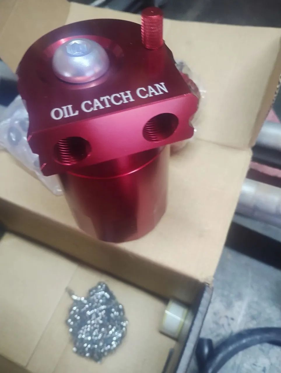 Reservatório de óleo suspiro motor