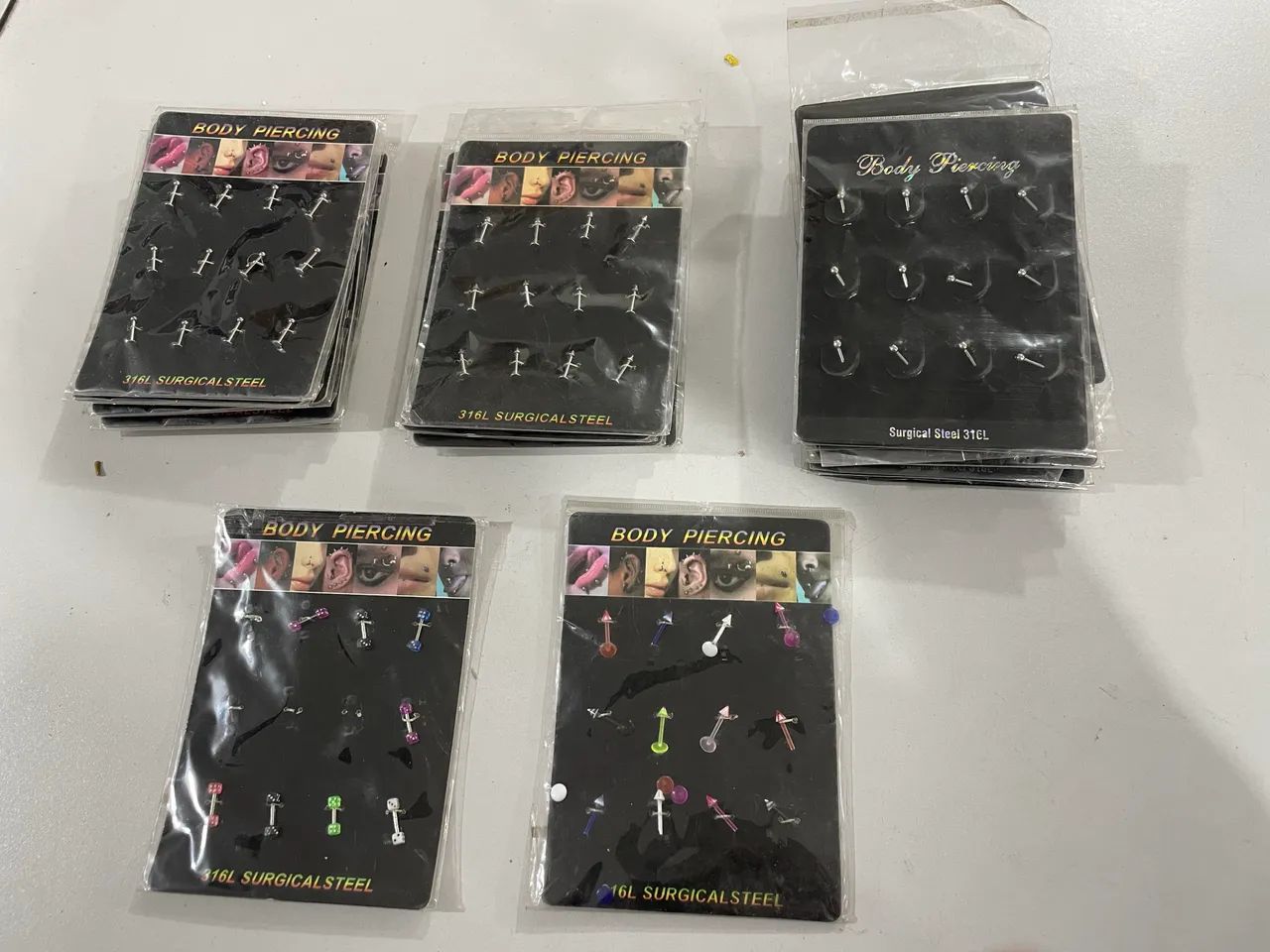 Lote de 18 Piercing