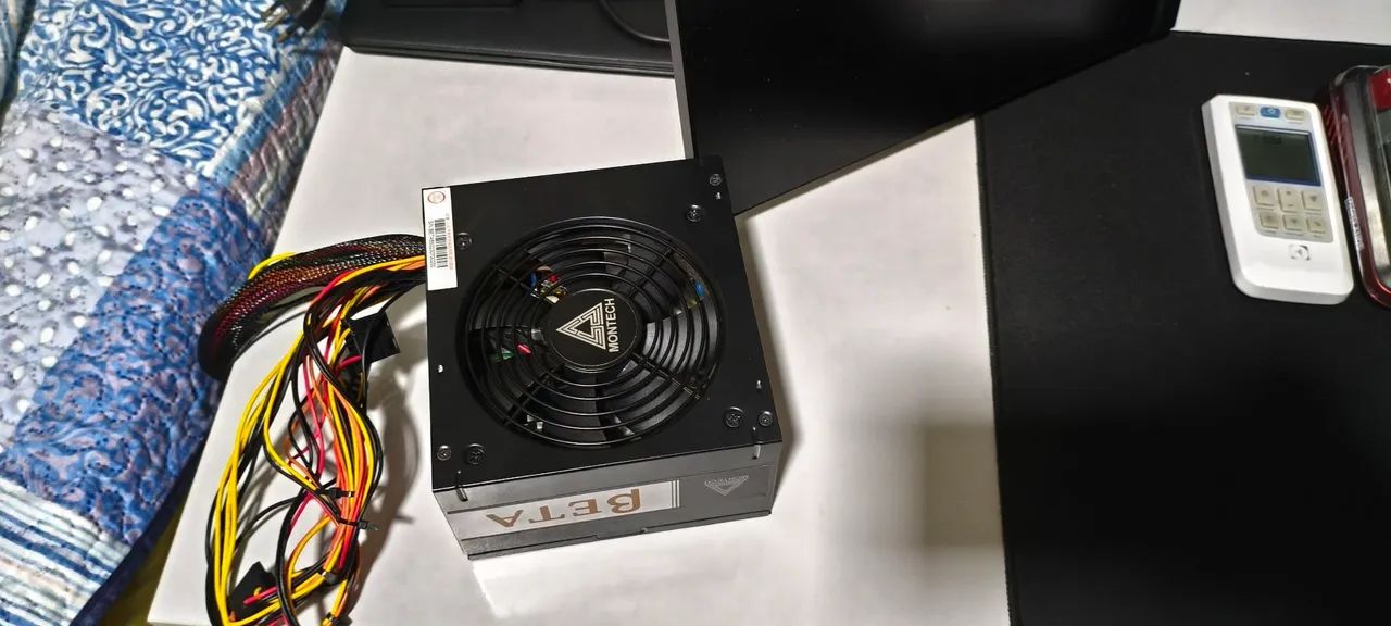 Fonte montech beta 650W Bronze pfc ativo  - Foto 4