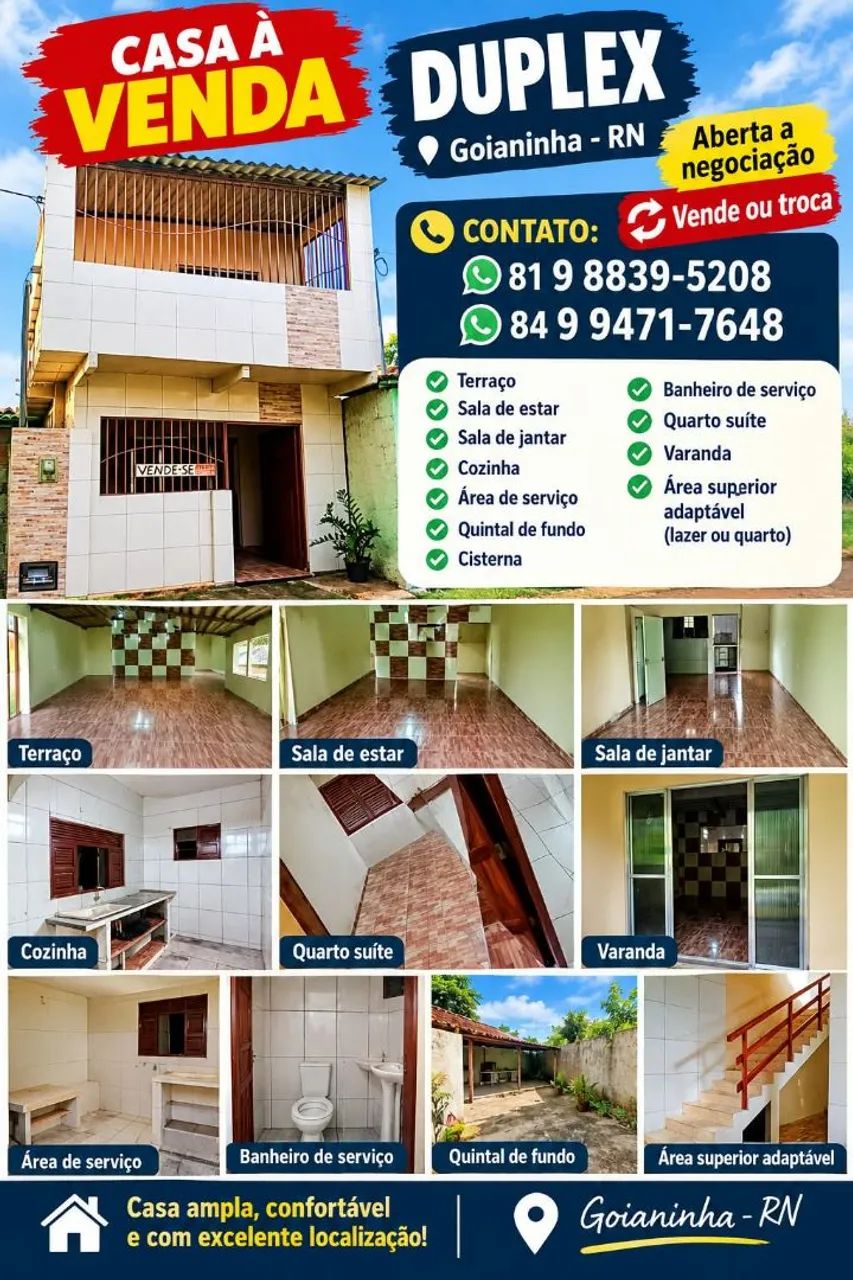 Vendo excelente casa Natal