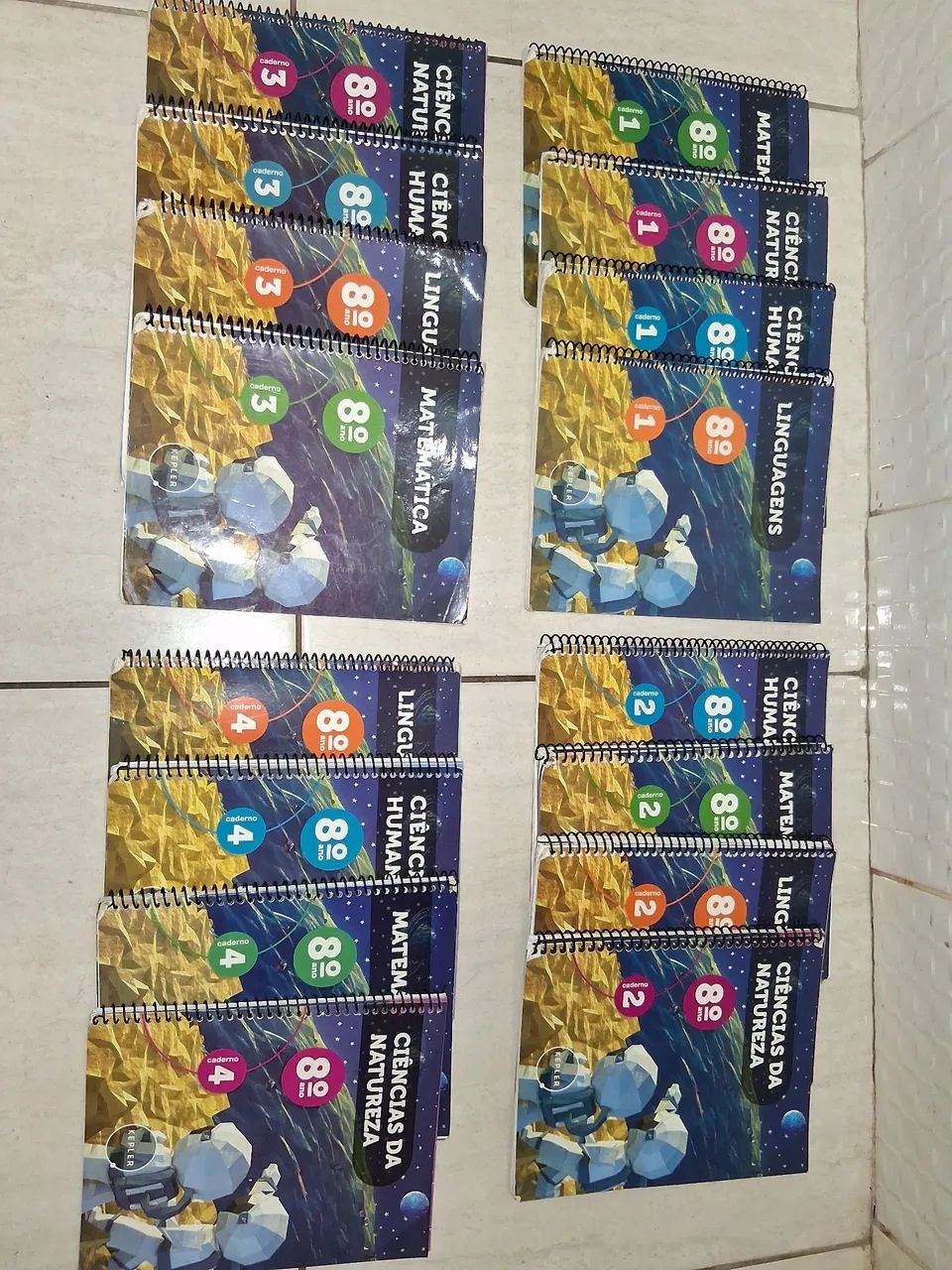 Livros 8° ano editora Kepler.