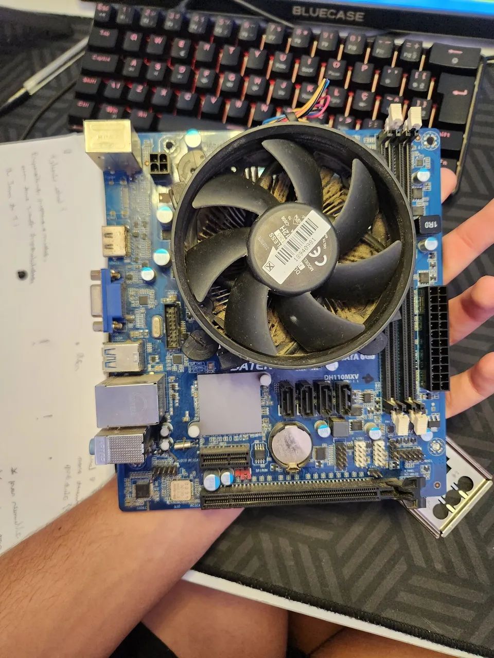 KIT PLACA MÃE E PROCESSDOR