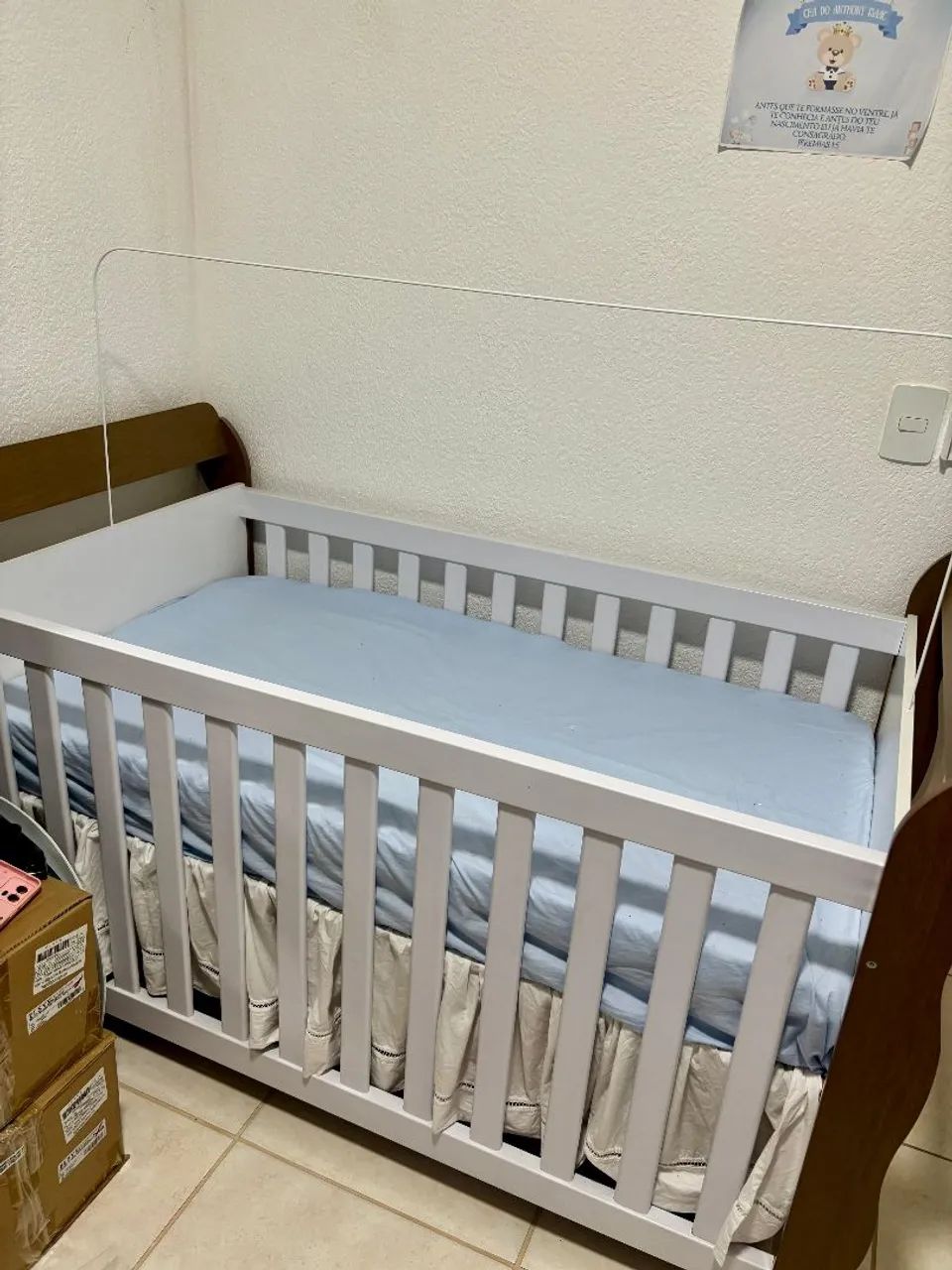 VENDO SEMI NOVO Berço Cama - Foto 4