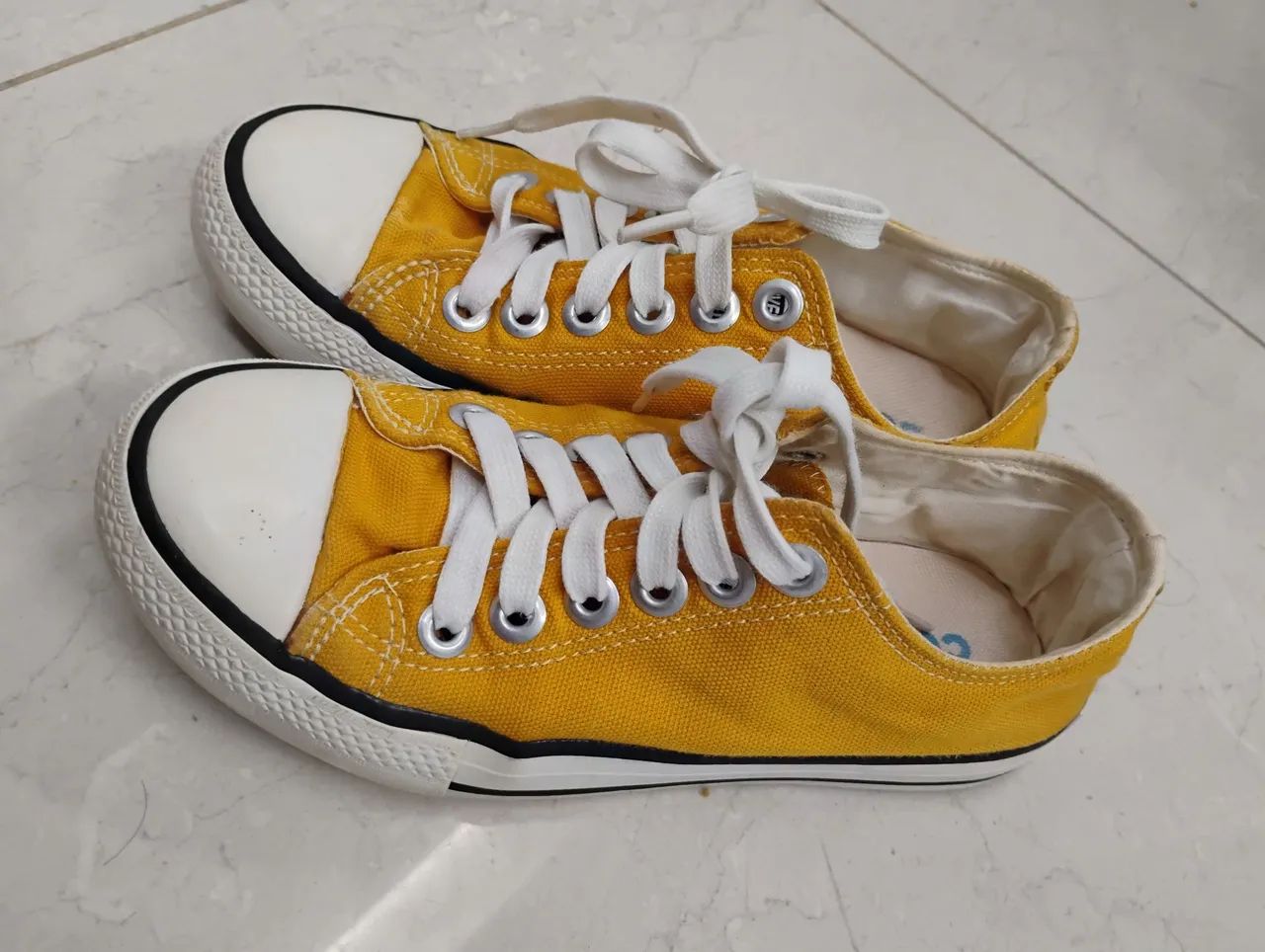 Tênis ALL Star amarelo Original 34  - Foto 2