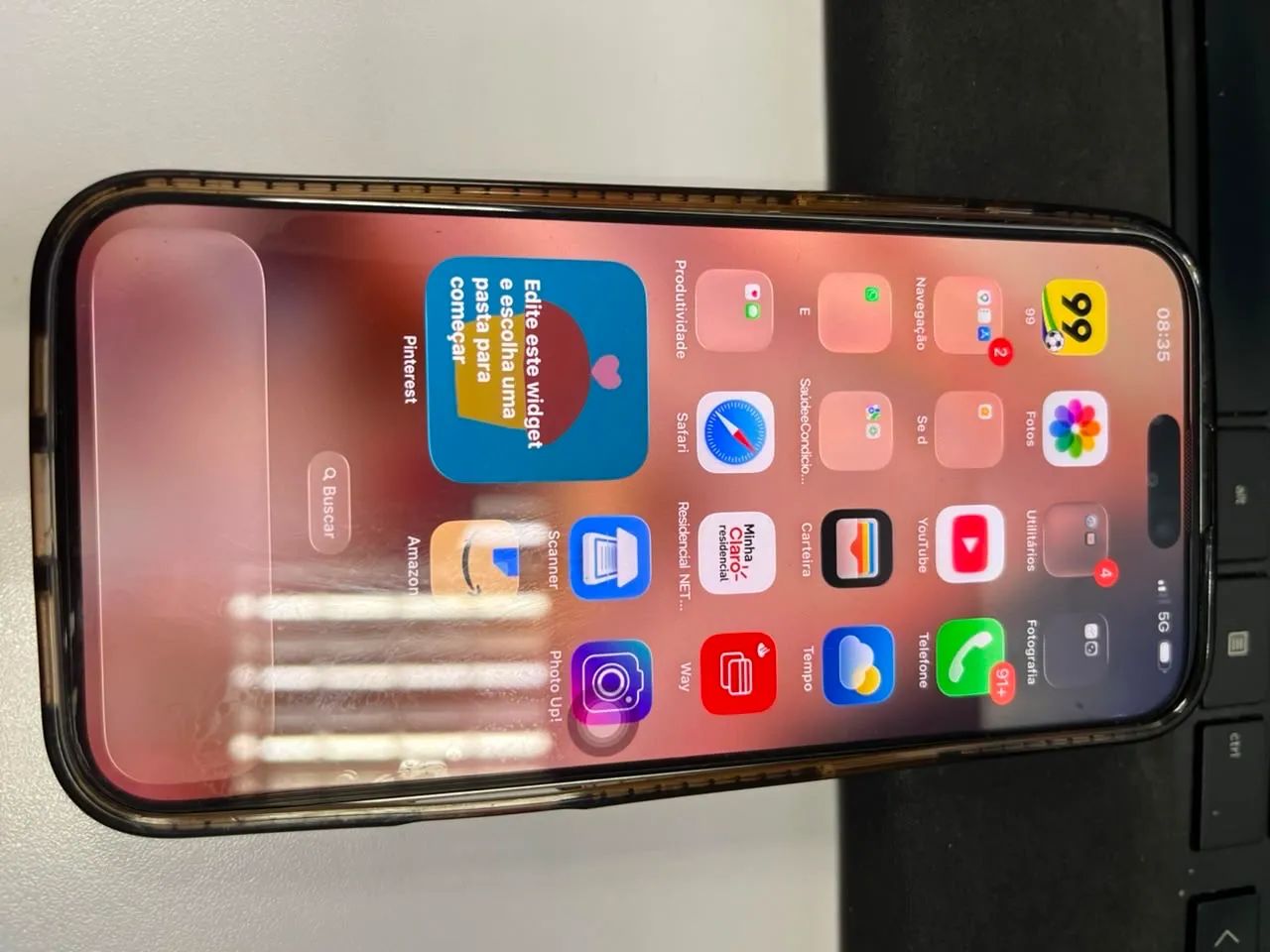 iPhone 16 Pro 256GB - Titânio Deserto - Impecável! - Foto 2
