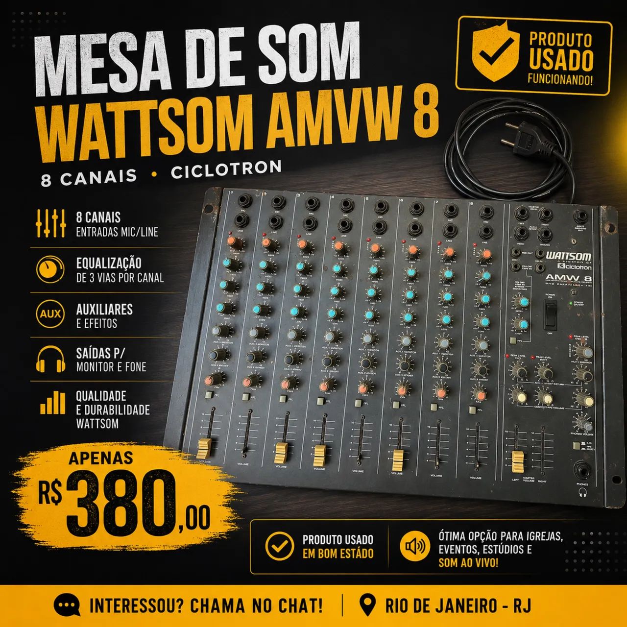 VENDO CAIXA DE SOM E MESA DE SOM 