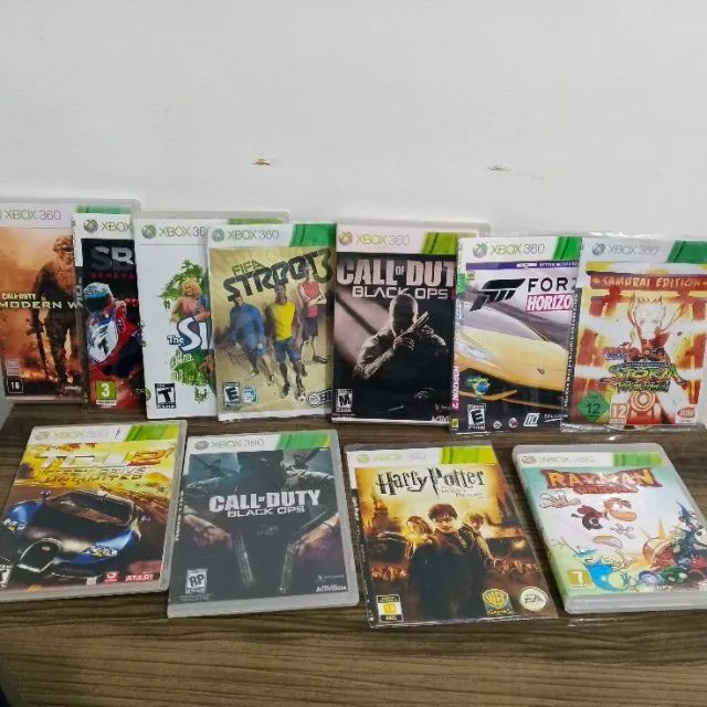 Xbox 360 FAT + Kinect + Jogos - Funcionando