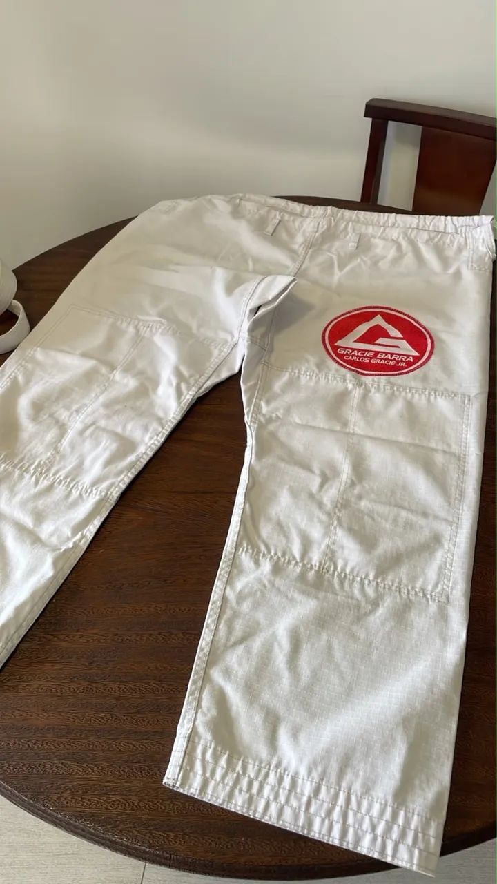 Kimono Gracie Barra A3 branco - Foto 2