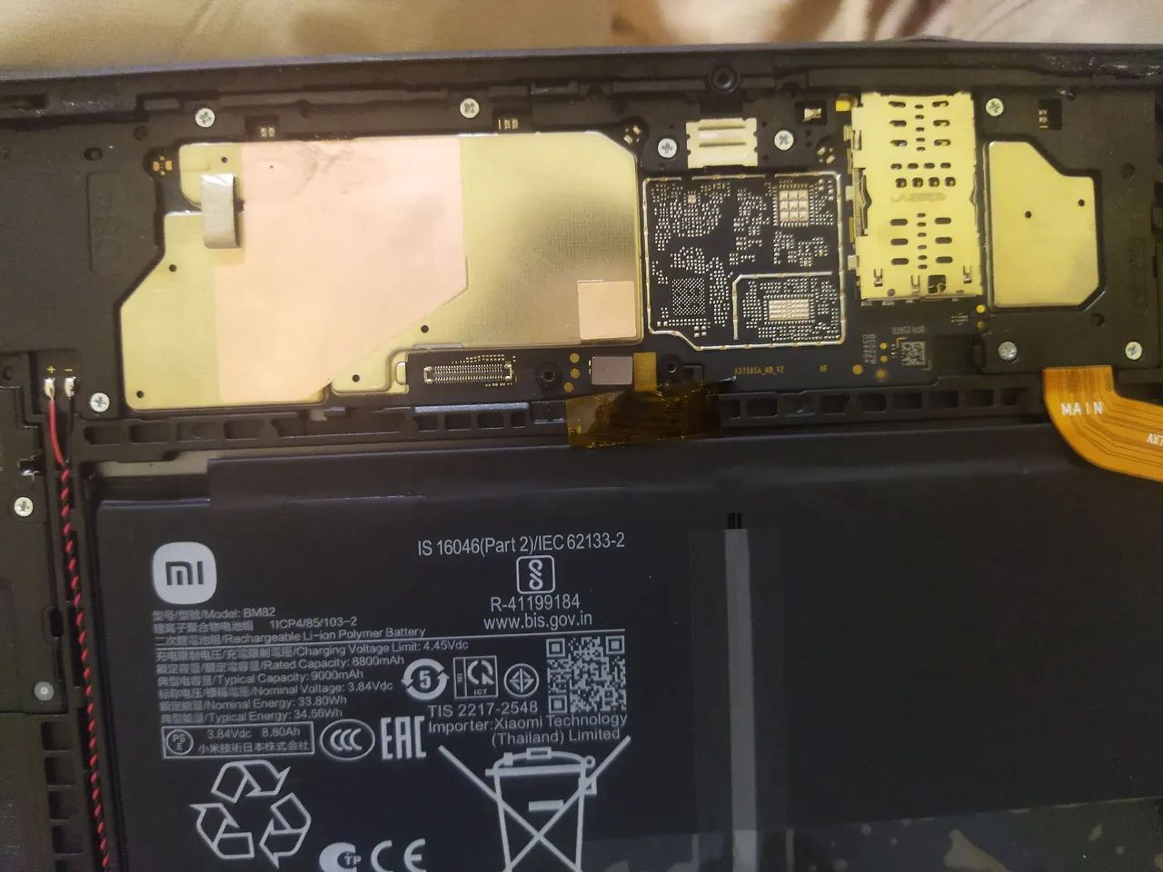 Placa mãe redmi pad 2 funcionando perfeitamente 256gb