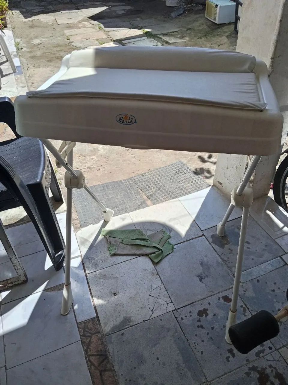 Suporte de banheira e trocador 