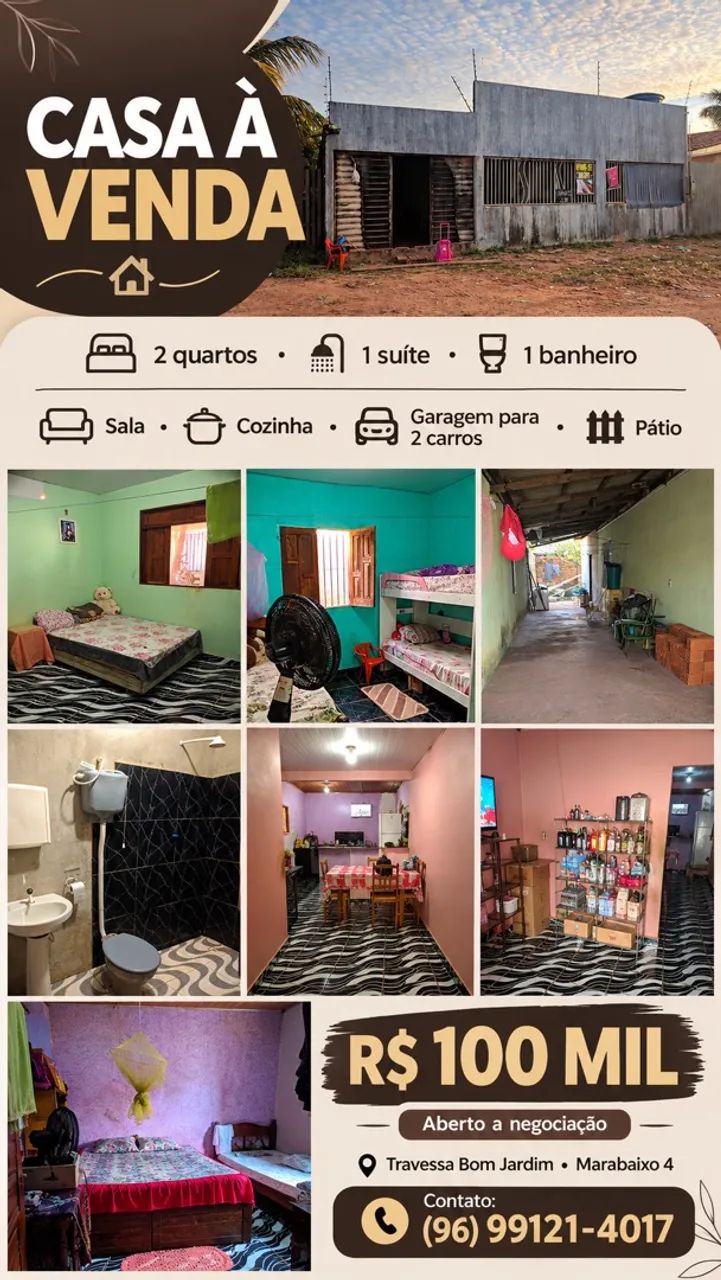 Casa para venda no Marabaixo 4