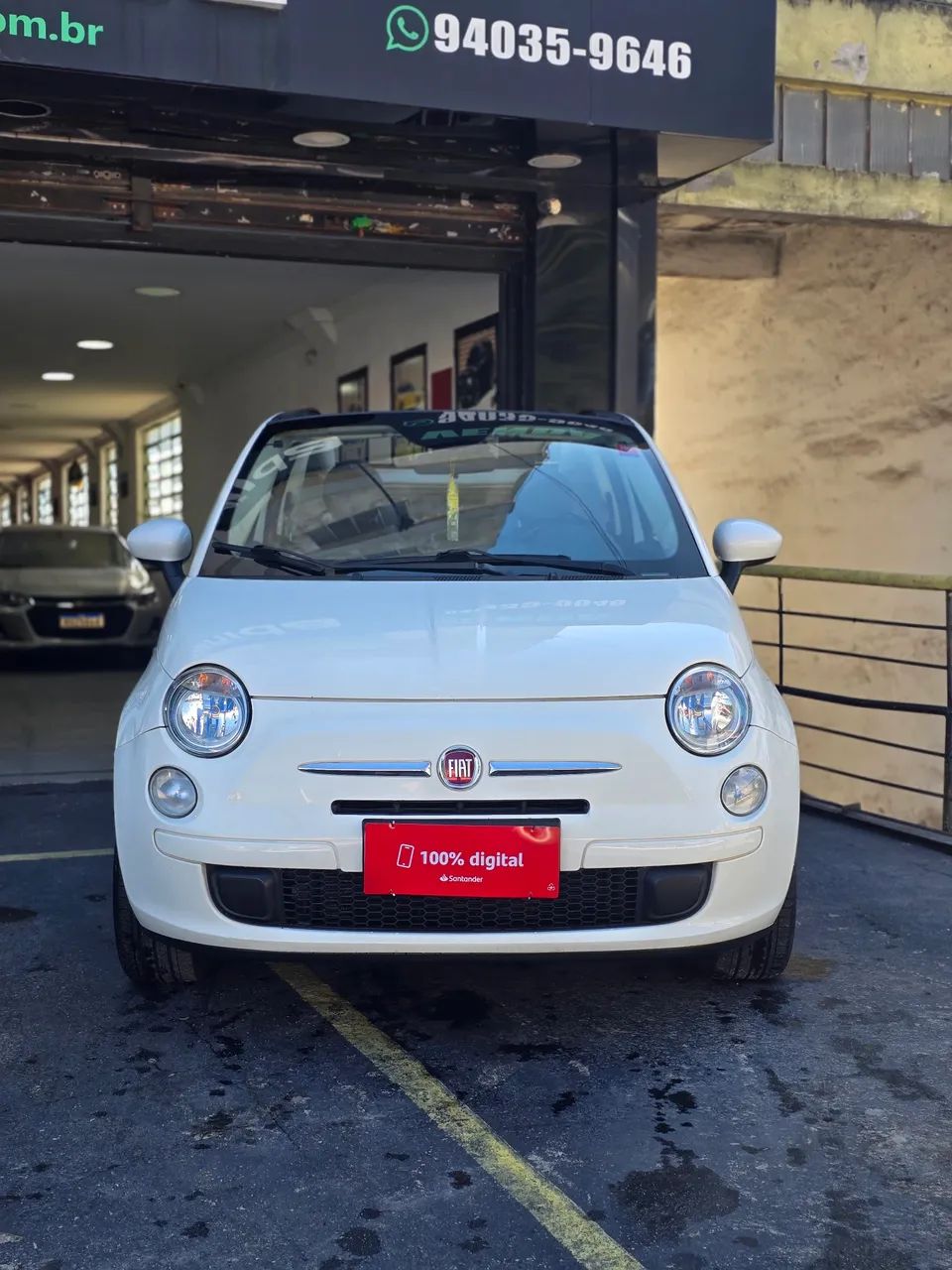 Fiat 500 Cabrio Dualogic Flex 1.4 8V 2014 - Foto 2