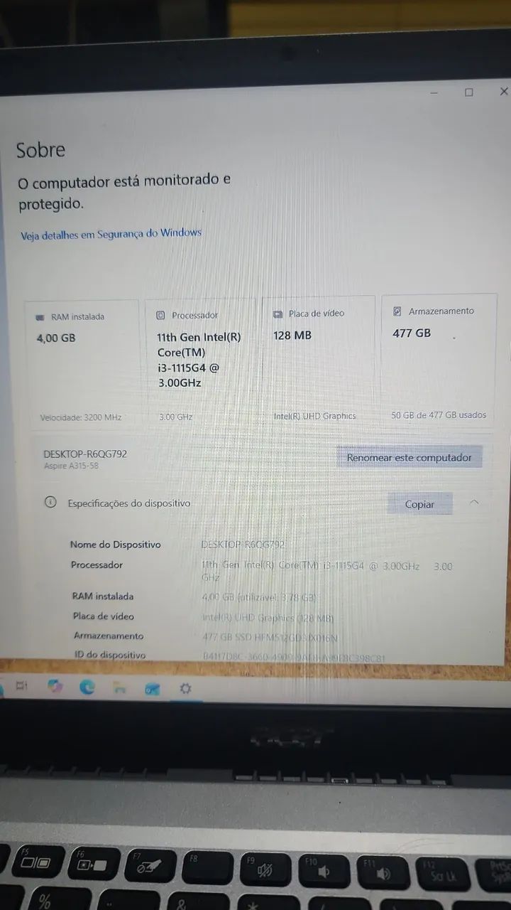 Notebook acer aspire 3 - Foto 3