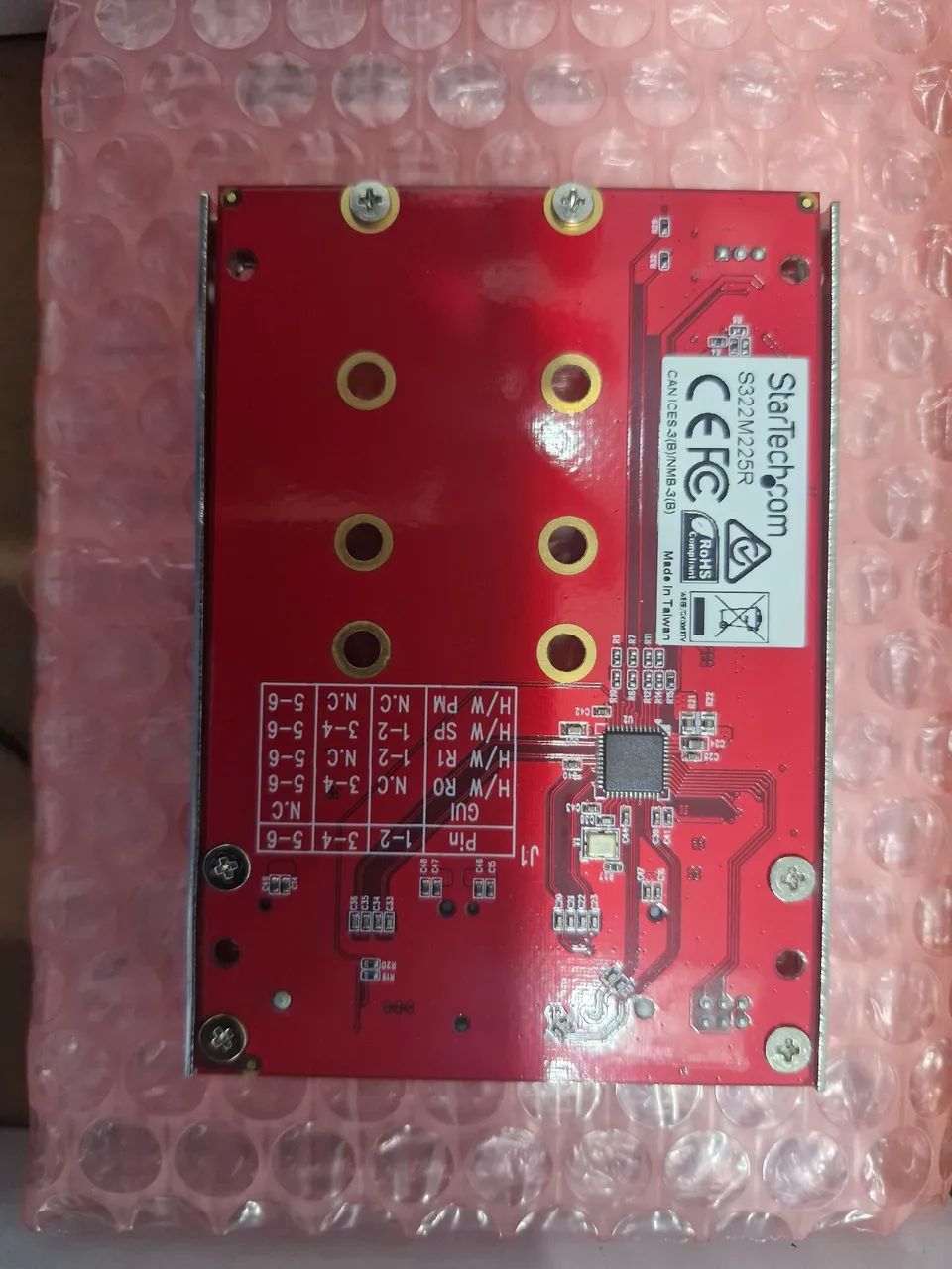 Case dual slot SDD M.2 (RAIS 1/0) 02 SSD em RAID