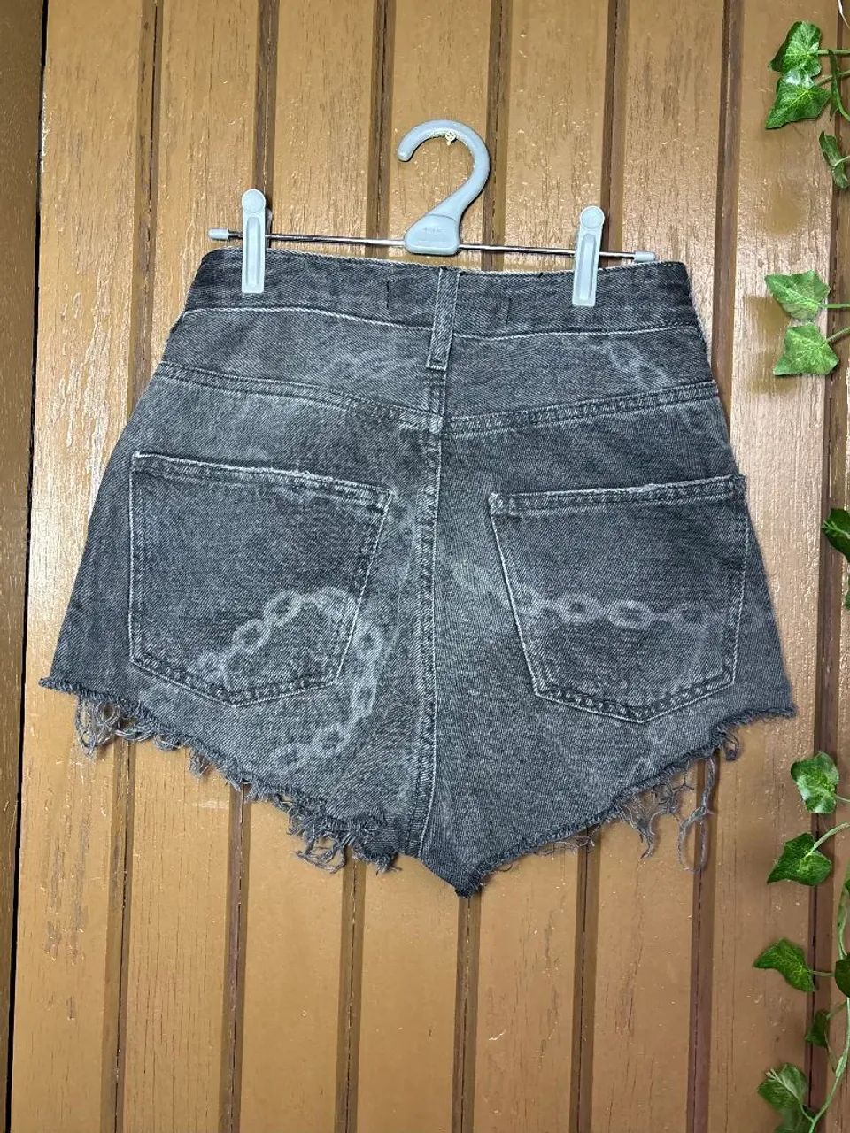 shorts john john jeans preto - Foto 5