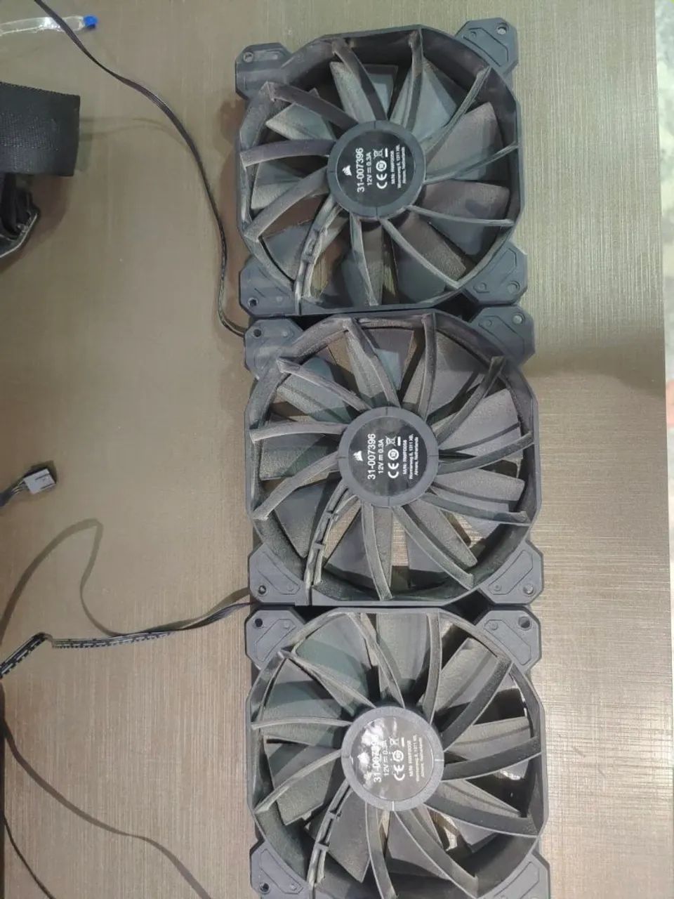 Kit cooler fans corsair 140mm - Foto 2
