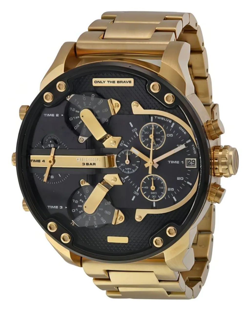 Relógio Diesel dourado