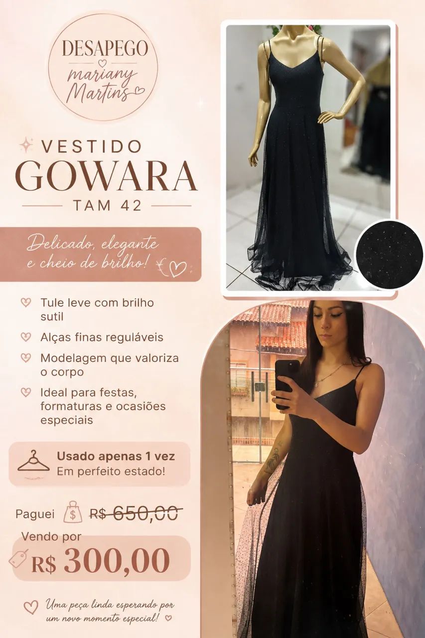 Vestido de festas 