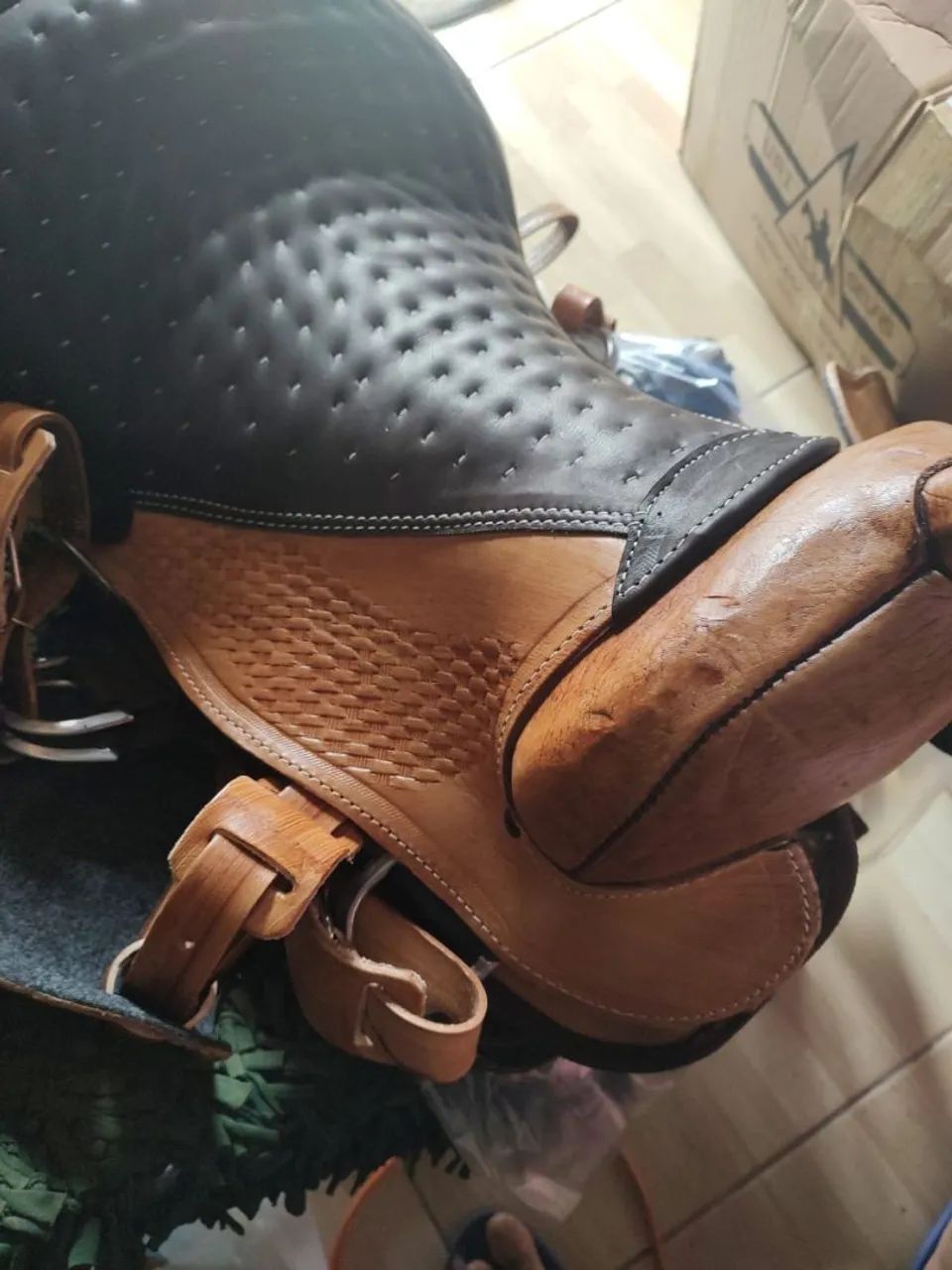 Vendo Sela Montaria Americana Tradicional - NOVA  - Foto 4