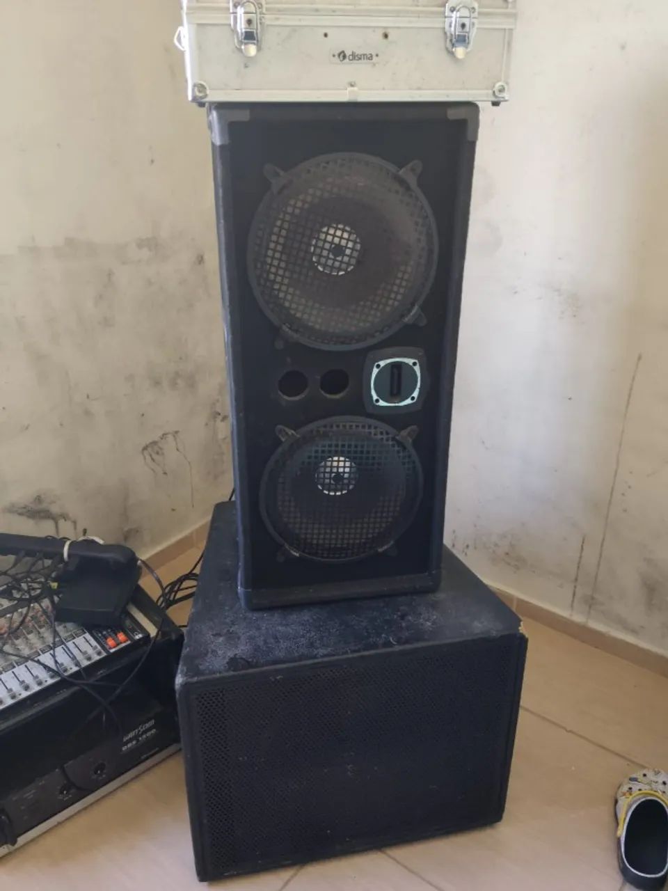 SUBWOOFER E CAIXA