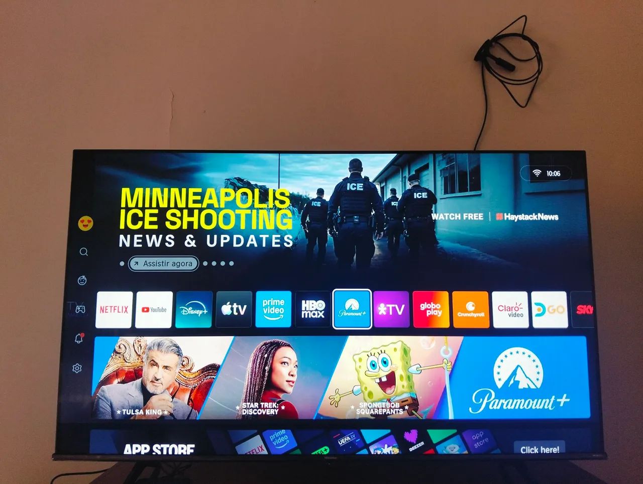 TV SMARTV 4K 60 " COM COMANDO DE VOZ  - Foto 5