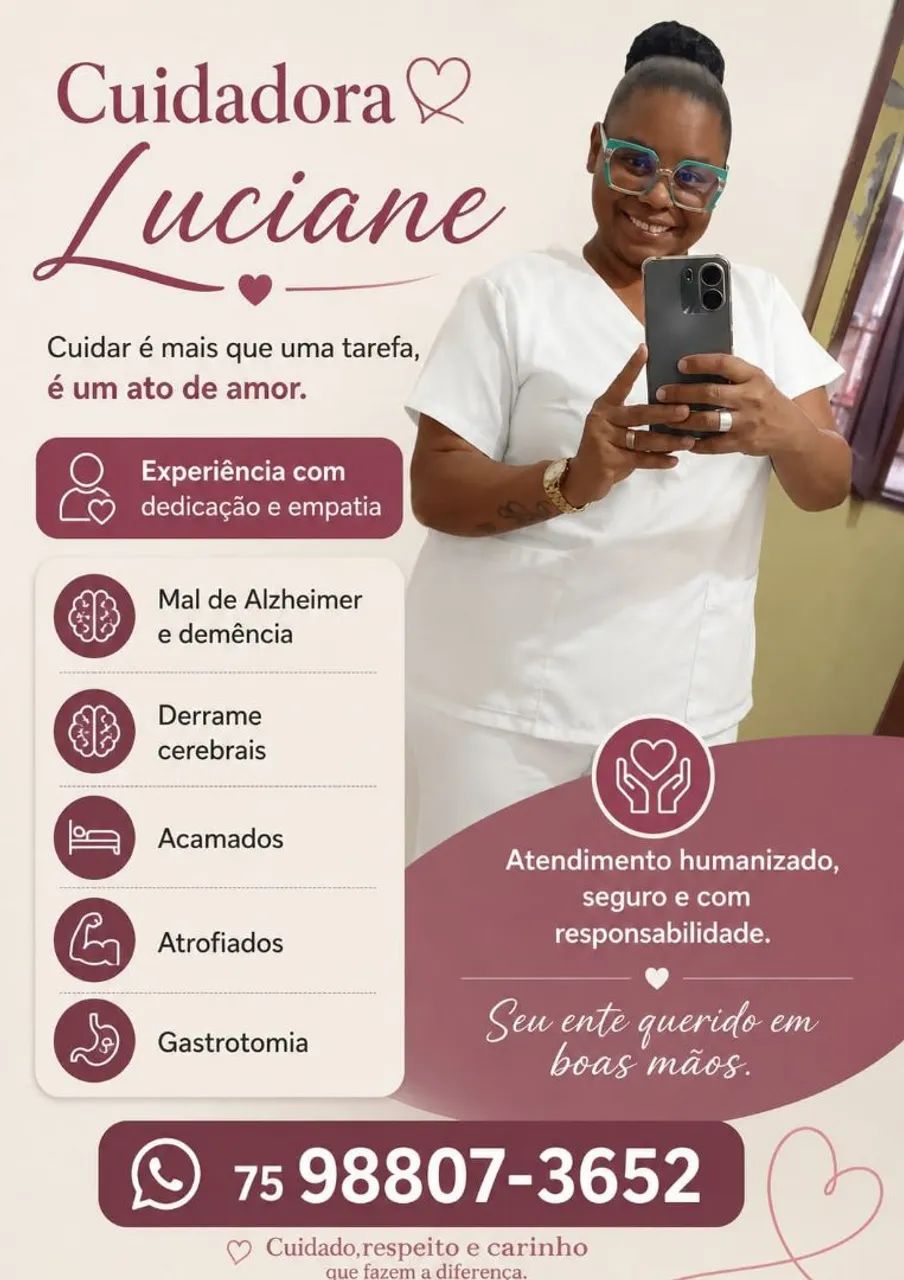 Cuidadora de idosos 