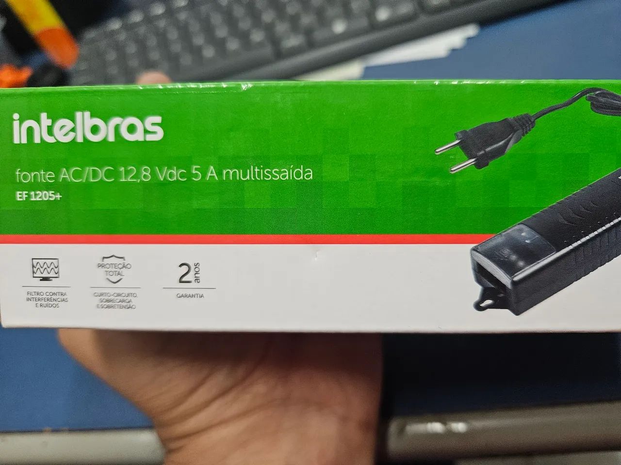 Fonte AC/ DC 12,8Vdc 5A multissaída Intelbra - Foto 4