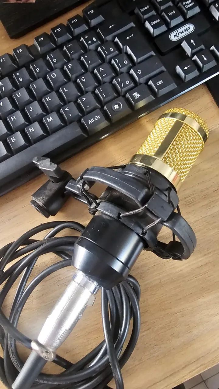 ? MICROFONE CONDENSADOR ? NUNCA USADO