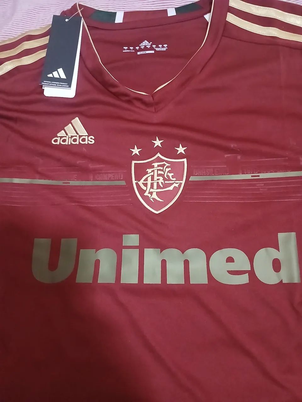Camisa Fluminense 2012 Grena Adiddas - Foto 2