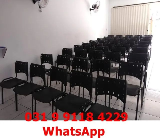 Cadeiras para Igreja, Comercio e Casa - Entrega Grátis para Bh - Novas - Foto 3
