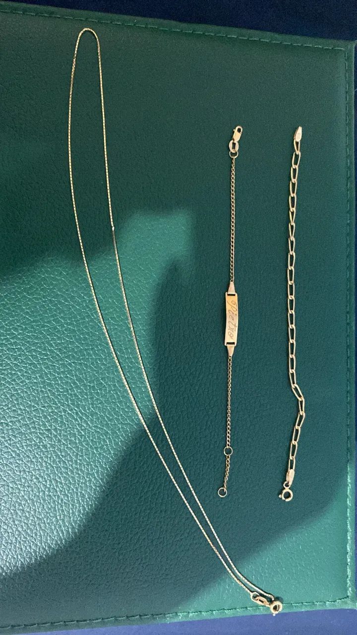 Joias em ouro 18k maciço 