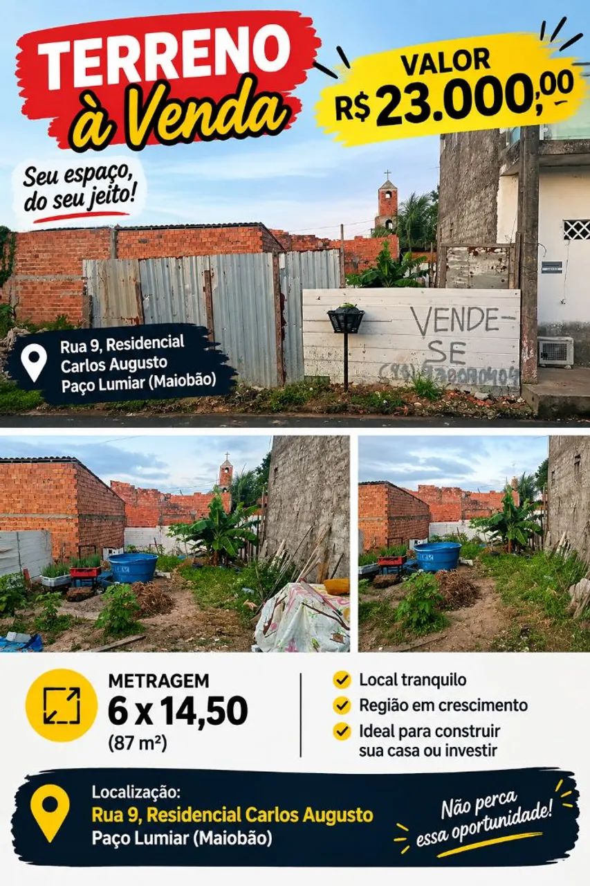 Terreno a venda