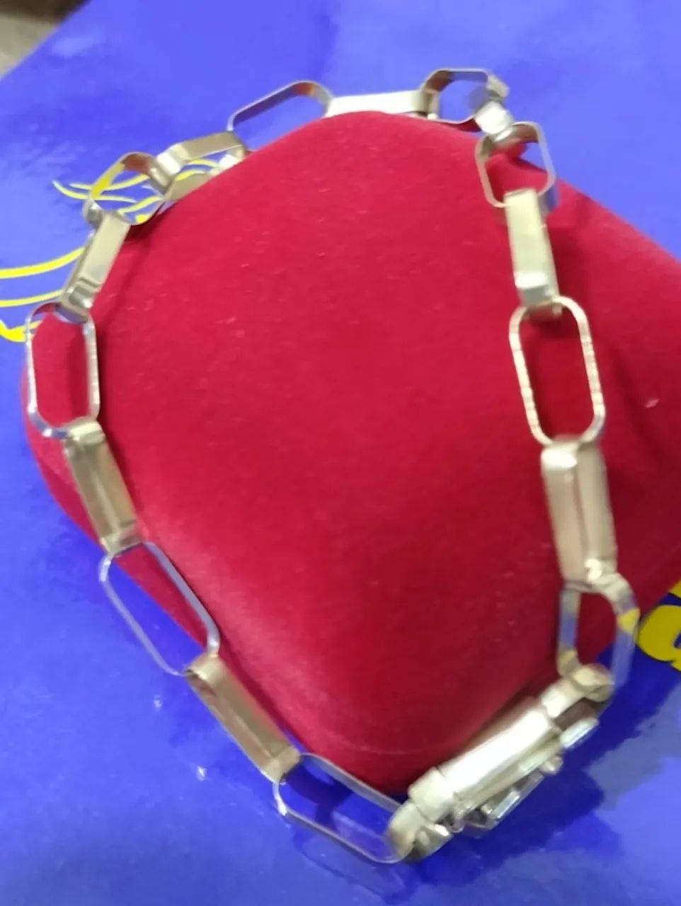 Pulseira Ouro 18 kilates Maciço 10 Gramas Maciça - Foto 3