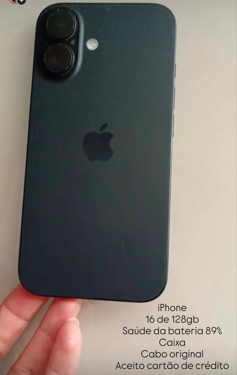iphone 16 128g - IMPECÁVEL NA CAIXA  - Foto 2