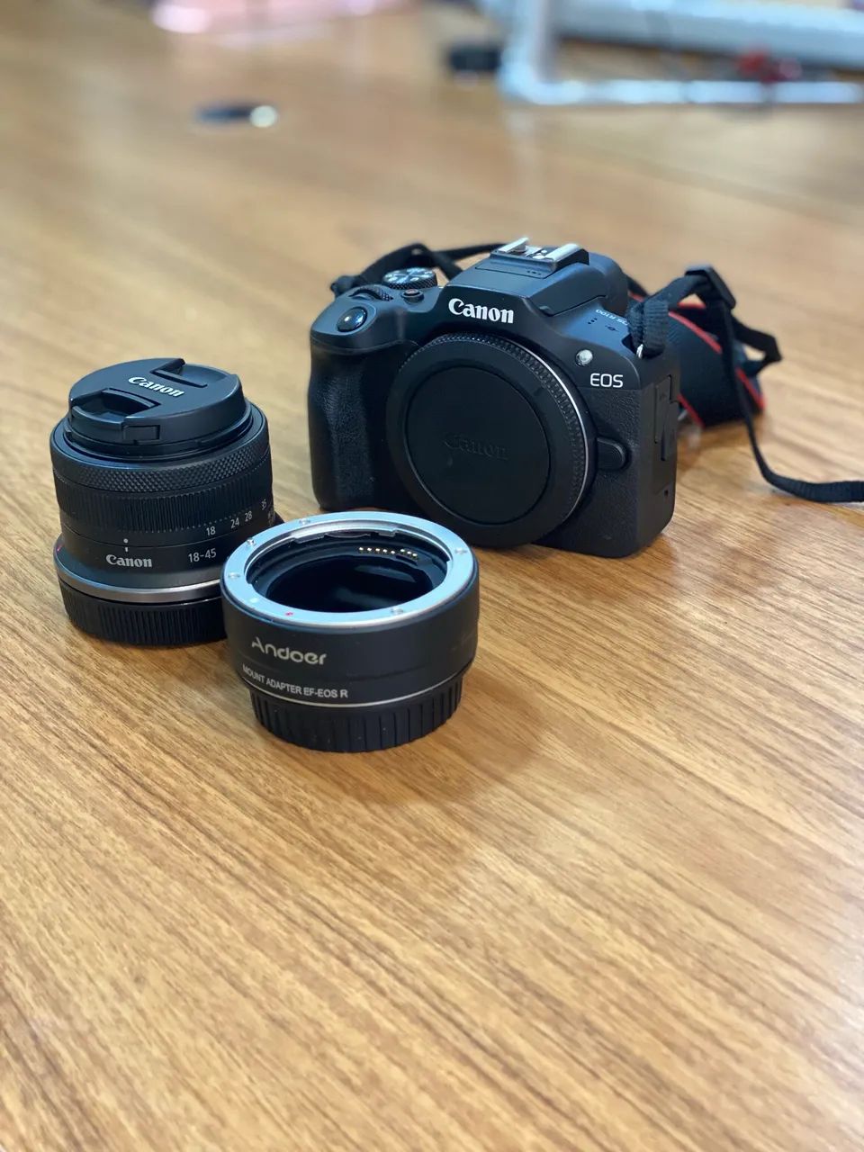 CANON EOS R100 + LENTE 18-45MM + ADAPTADOR EF ANDOER  - Foto 2