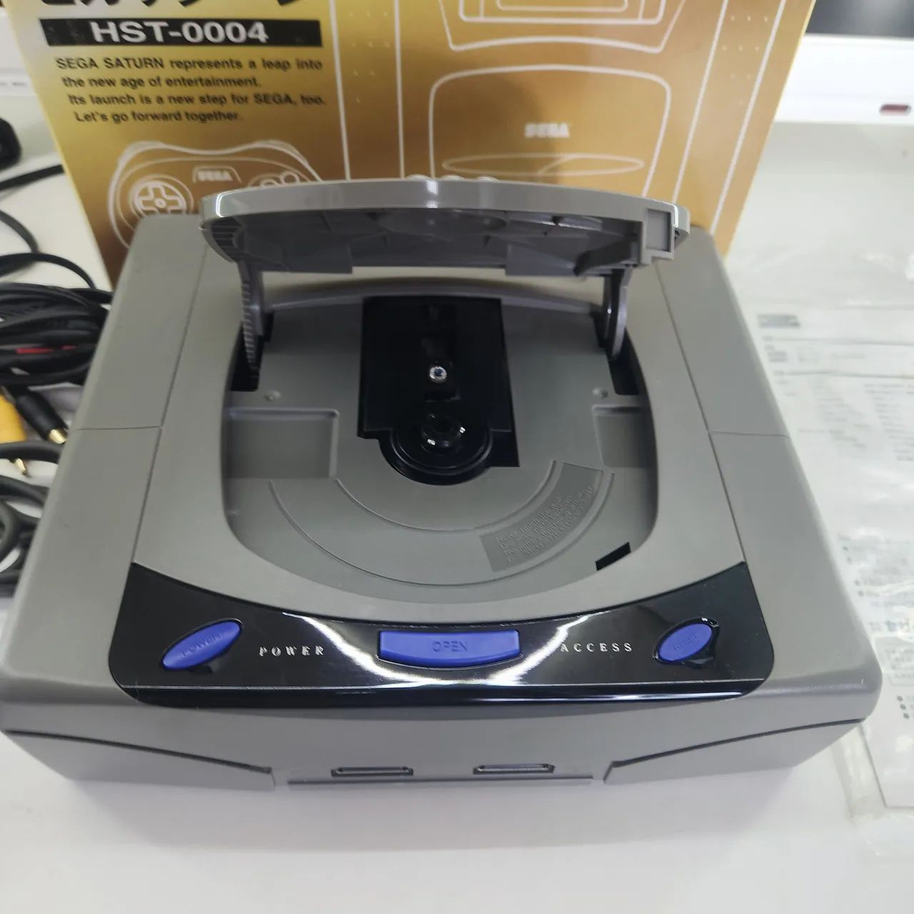 Sega saturno cinza CIB - Foto 3