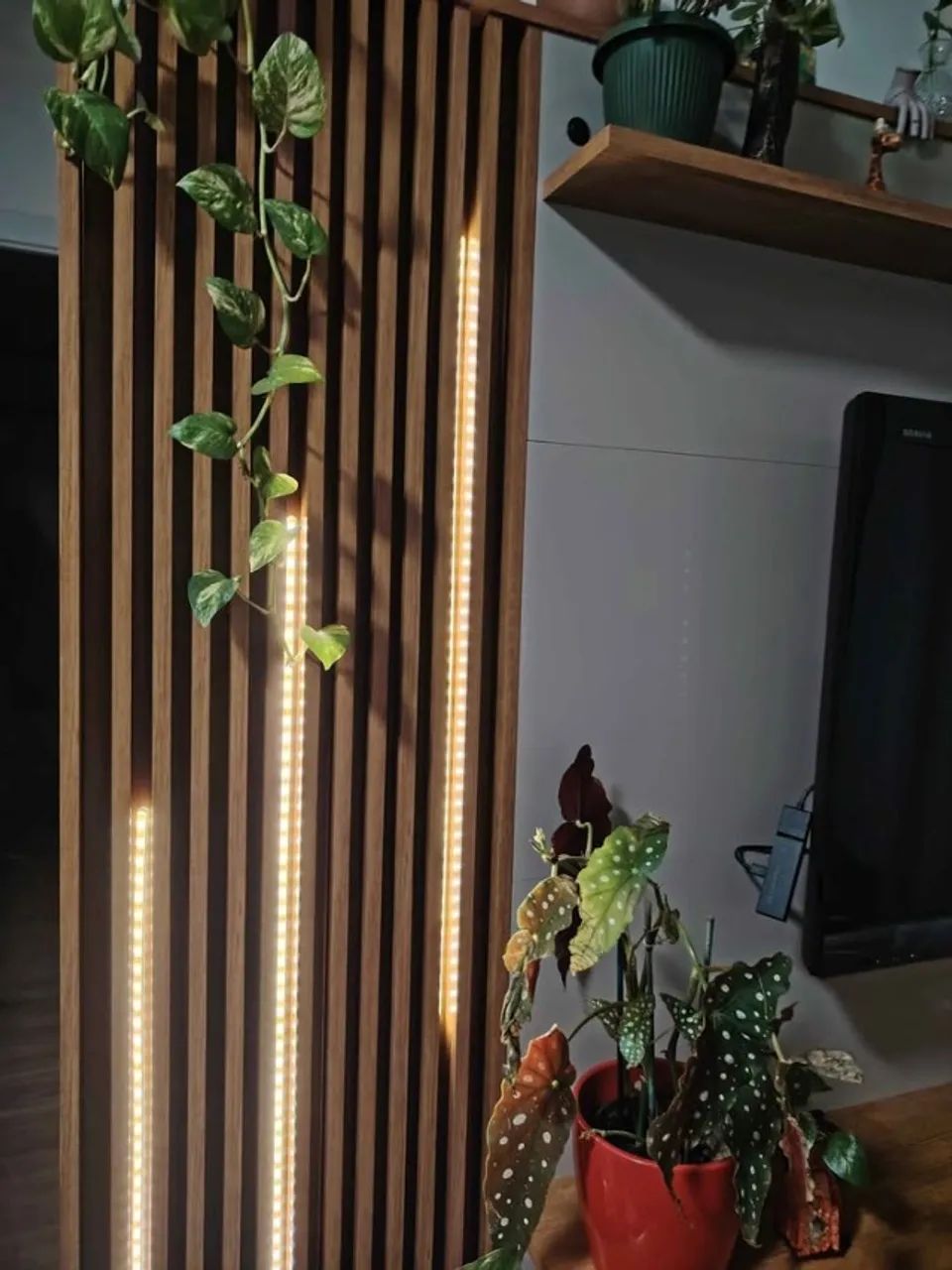Home Absoluto 65? - Cinamomo/Off White com LED (está montado) - Foto 2