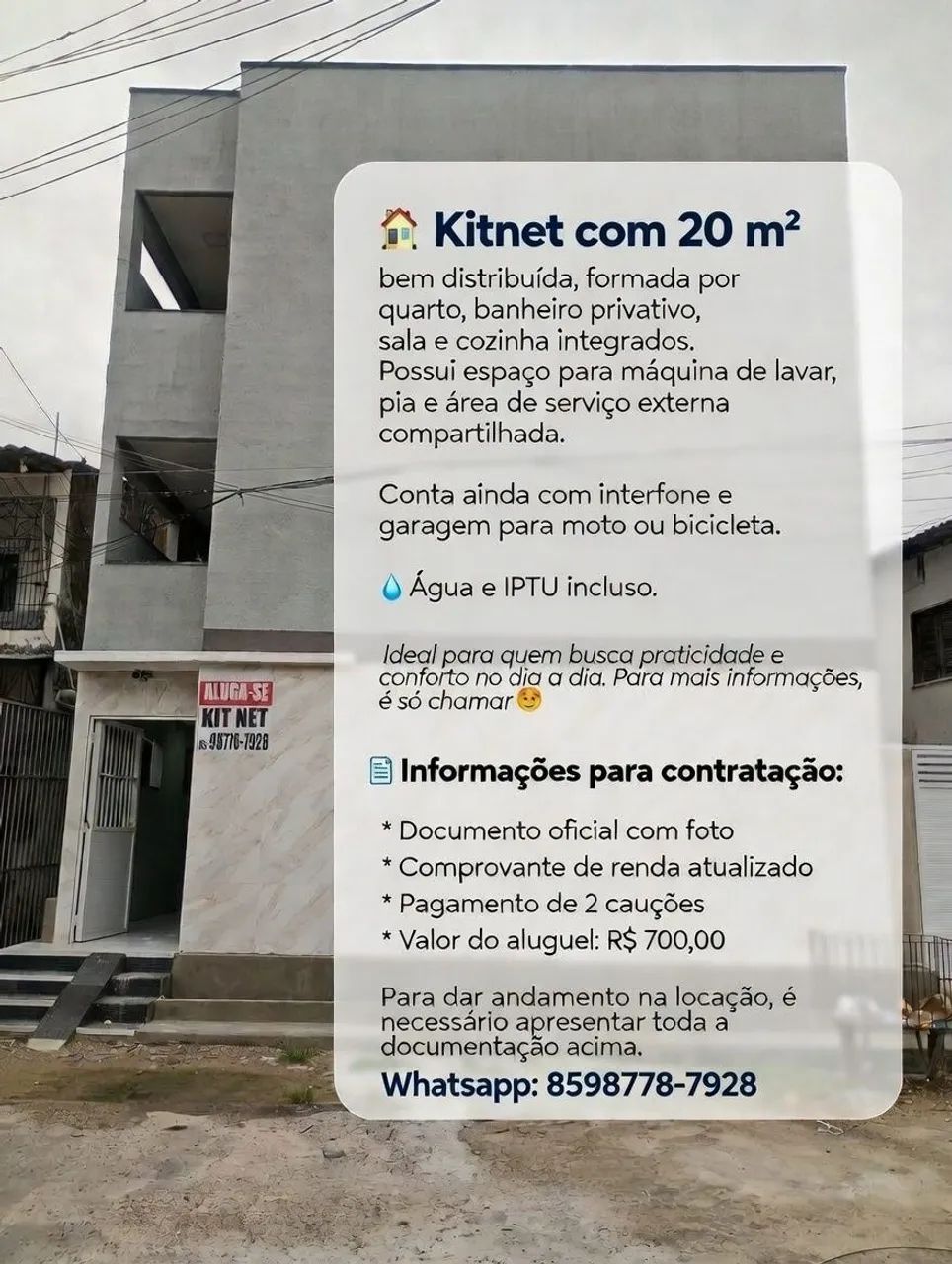 Kitnet Com 22m²