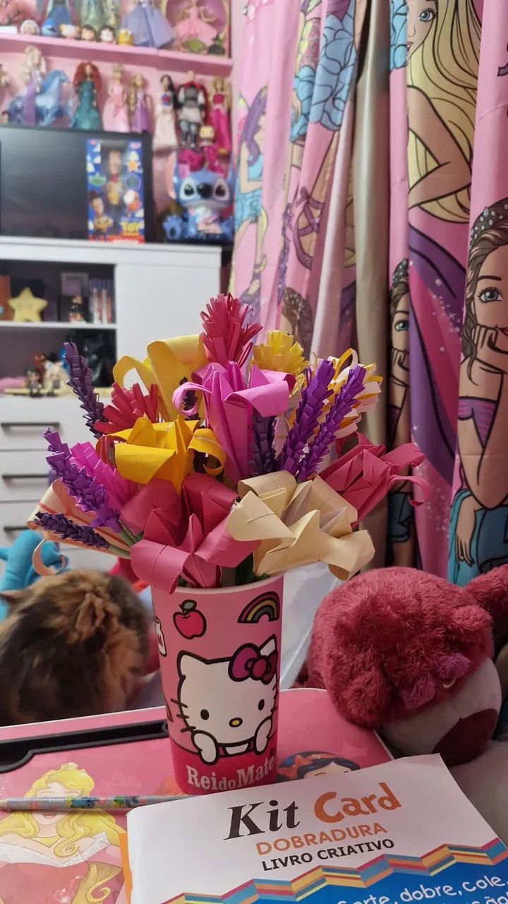 Flores de origami - Foto 4