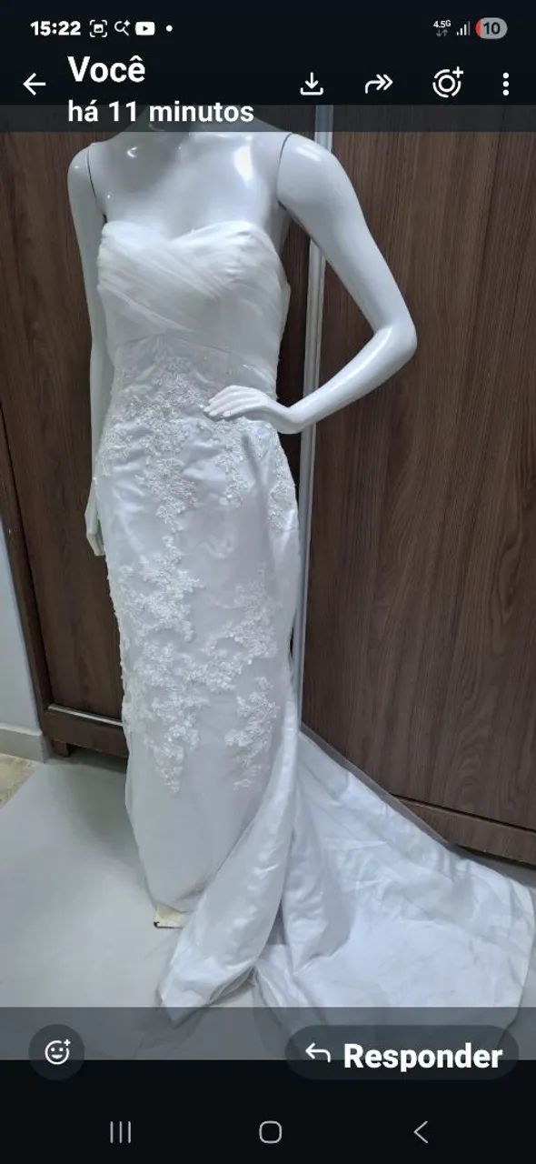 Vendo vestido  de noiva  - Foto 5